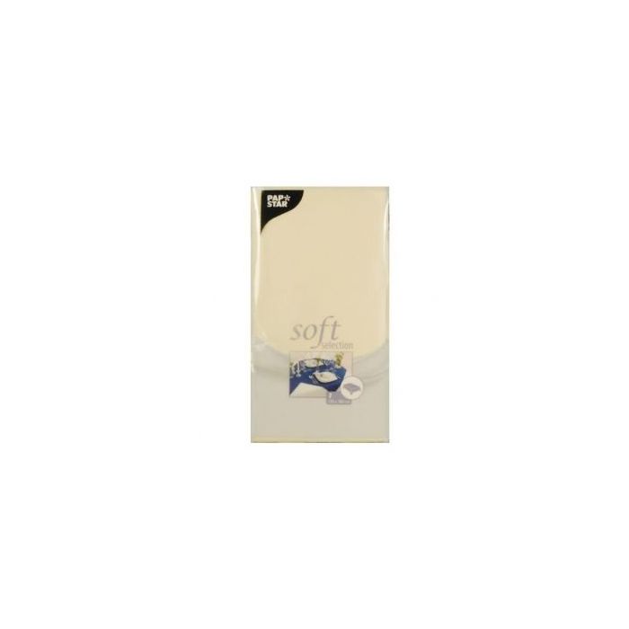 Tablecloth PAPSTAR Soft Selection 120x180 cream non-woven