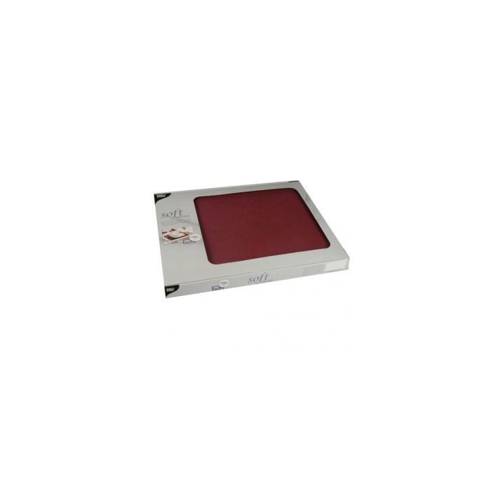 Podkładki na stół PAPSTAR Soft Selection 30x40 bordo 100szt. , włóknina