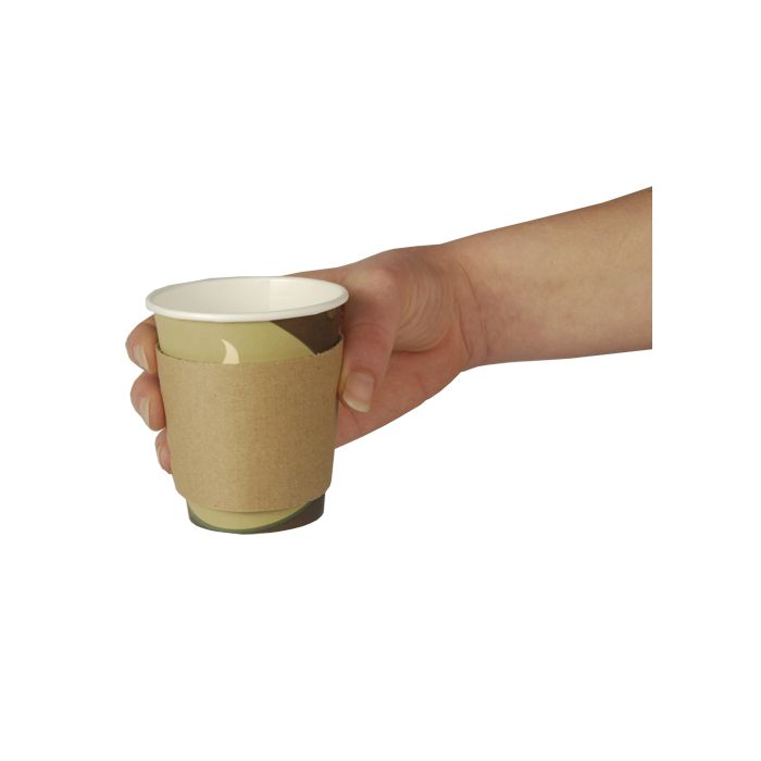 Cup protector -80mm pkg. 100pcs. for cups 250ml cardboard (27)