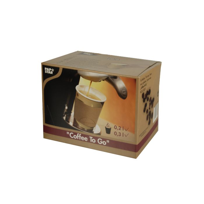 Cup protector -80mm pkg. 100pcs. for cups 250ml cardboard (27)