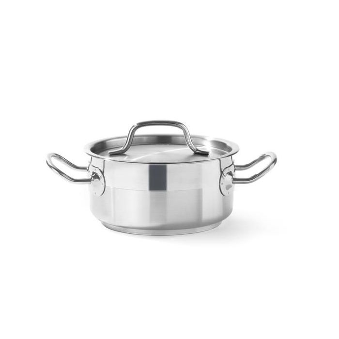 12 L low pot with lid PROFI LINE