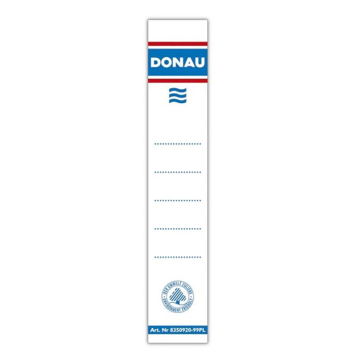 Spine Insert Labels for DONAU Binder, 28x153mm, double-sided, 20pcs