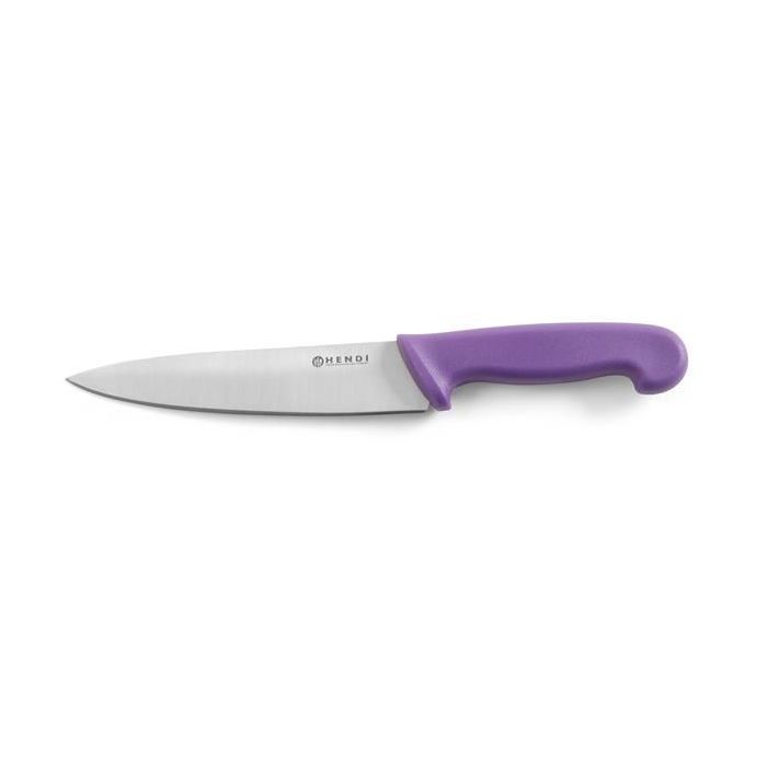 Nóż kucharski HACCP - 180 mm, fioletowy - kod 842676