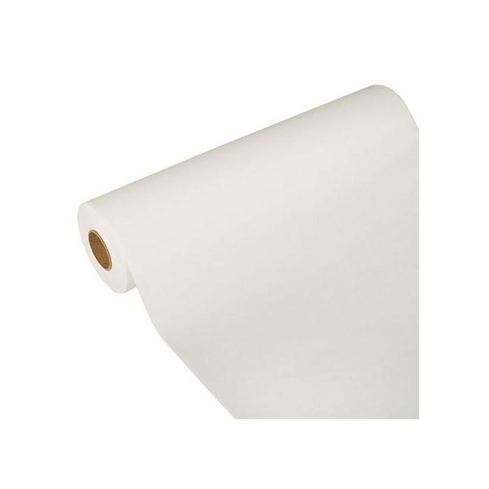Table runner PAPSTAR ROYAL Collection in roll 24m/40cm white, tissue paper