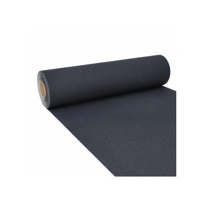 Table runner PAPSTAR Royal Collection in roll 24m/40cm black tissue paper