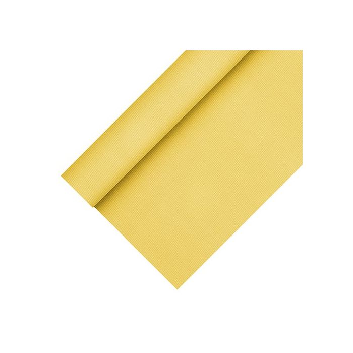 Tablecloths non-woven, PAPSTAR soft selection plus", size 25m/1,18m colour: yellow"