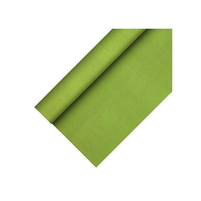 Tablecloths non-woven, PAPSTAR soft selection plus", size 25m/1,18m colour: olive"