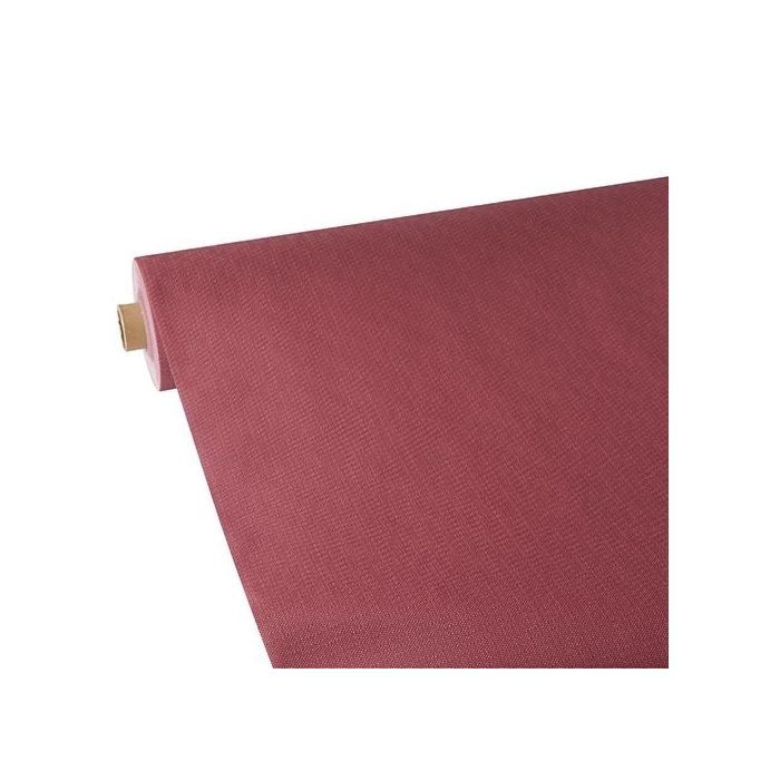 Tablecloths non-woven, PAPSTAR soft selection plus", size 25m/1.18m colour: maroon"