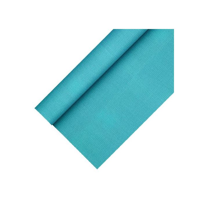 Tablecloths non-woven, PAPSTAR soft selection plus", size 25m/1,18m colour: turquoise"
