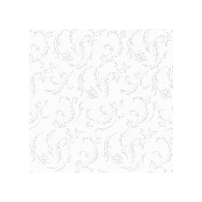 Serwetki PAPSTAR Royal Collection Damascato 40x40 białe, opakowanie 50szt