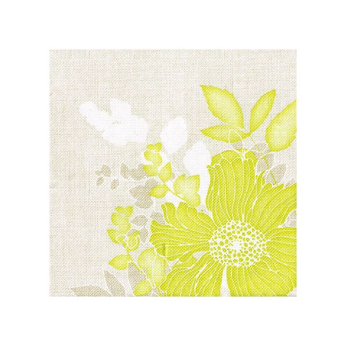 Serwetki PAPSTAR Royal Collection Annabel 40x40 zielone, opakowanie 50szt