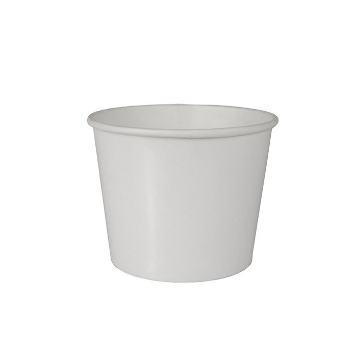 Paper soup container coated 500ml, 50pcs package