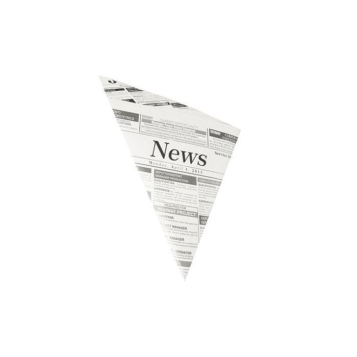 Bag for chips 250g, print Newspaper, price per package 1000pcs
