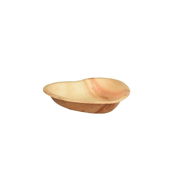 Talerz PURE z liści palmowych SERCE 15,5x3 cm op. 25 sztuk