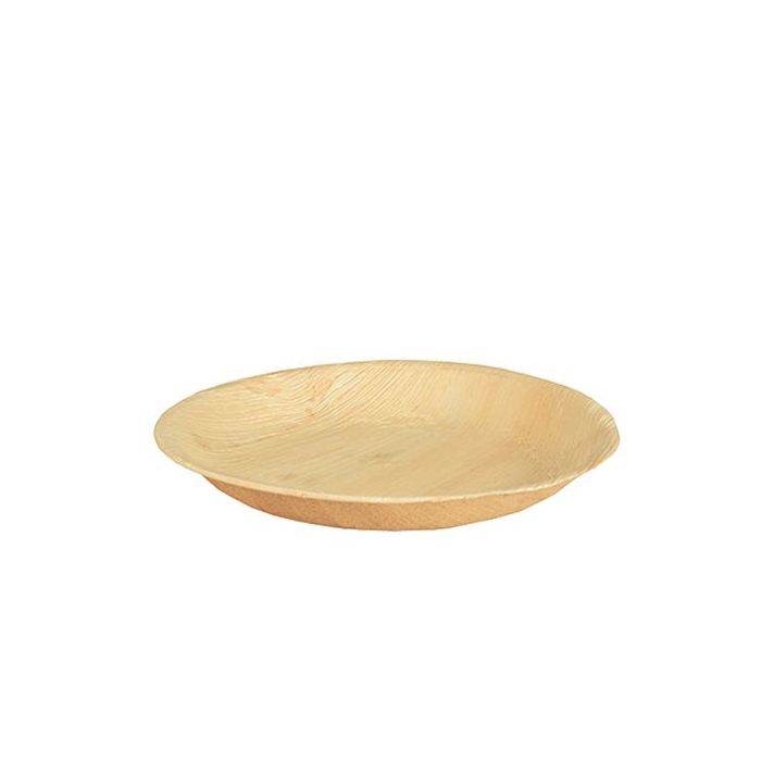PURE plate made of palm leaves round diameter 230xh.25mm, 25 pieces