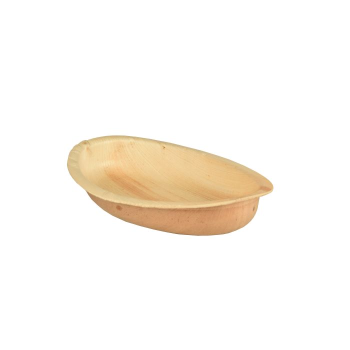 Talerz PURE z liści palmowych owalny 18x2,2cm op. 25 sztuk