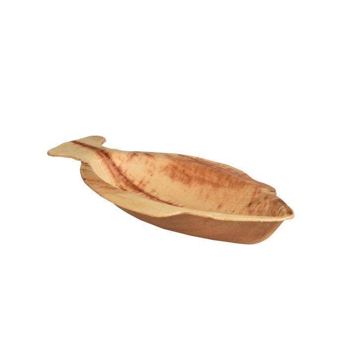 PURE plate made of palm leaves FISH 24x11x2,5cm, 25 pieces