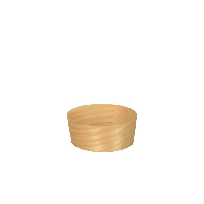 FINGERFOOD - round cups diameter 5xh.2cm wooden, 50 pieces