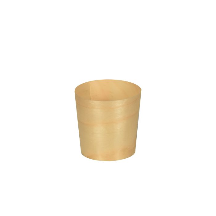 FINGERFOOD - pucharki okrągłe śr.4,5xh.4,5cm drewniane op. 50 sztuk