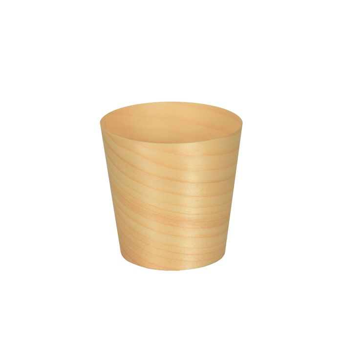 FINGERFOOD - pucharki okrągłe śr.6xh.6cm drewniane op. 50 sztuk
