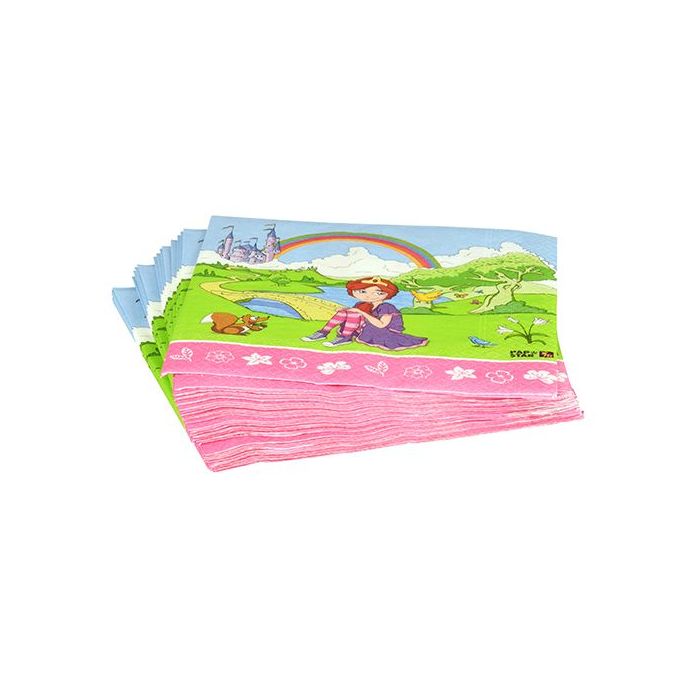 MX Napkins 33x33 3-ply, 20pc, PRINCESS print, Magic Xperience