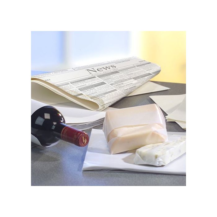 Wrapping paper 5kg cellulose overprint Newspaper" 25x35cm, 1800 sheets"