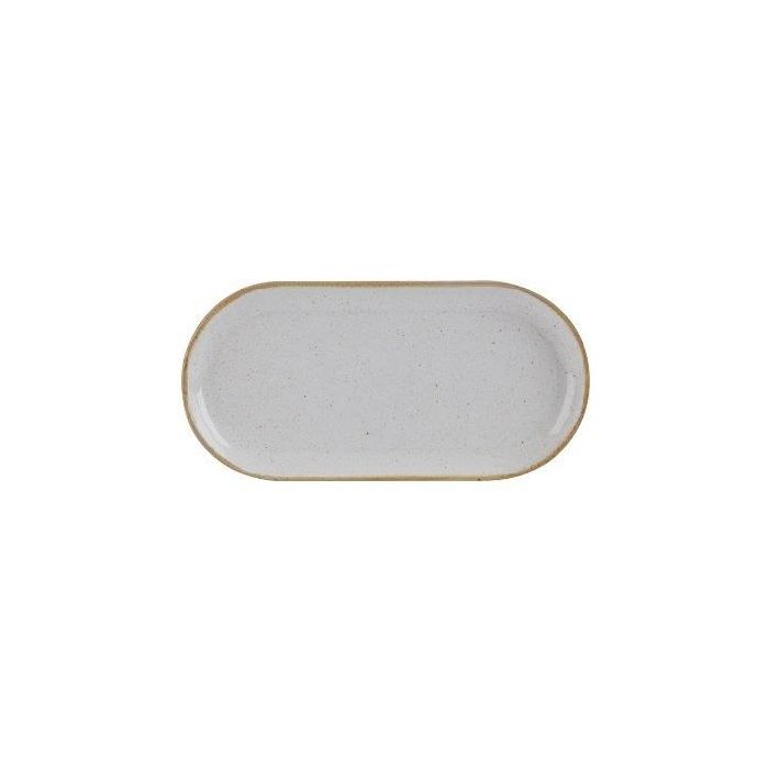 Fine Dine Oval platter Ashen 320x200 mm - kod 04ALM002566