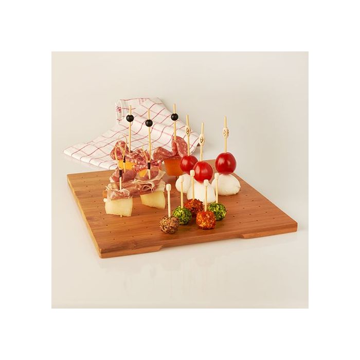 FINGERFOOD - bamboo tray 120 holes, for serving 25x30cm