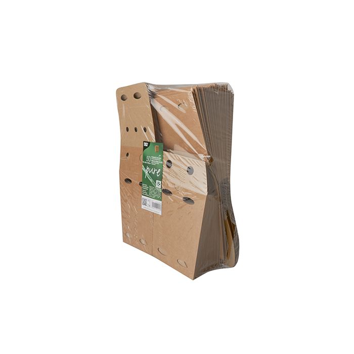CHICKEN BOX small op.50pcs 105x105x150mm (k/6) PURE, biodegradable.