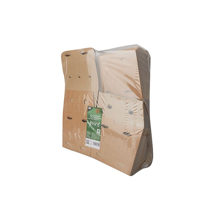 Chicken BOX large a.50pcs 145x145x140mm (k/5) PURE, biodegradable