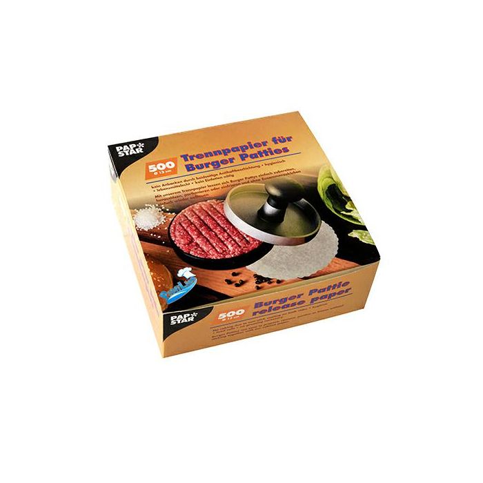 Paper divider for burgers perfect for press 13cm,  500pcs