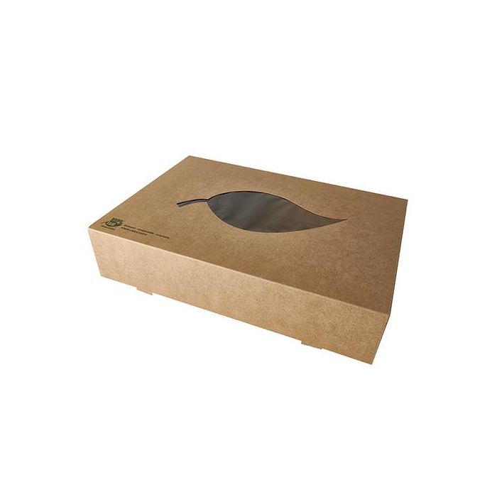 Catering transport cardboard 36x28cm, biodegradable, 10 pieces