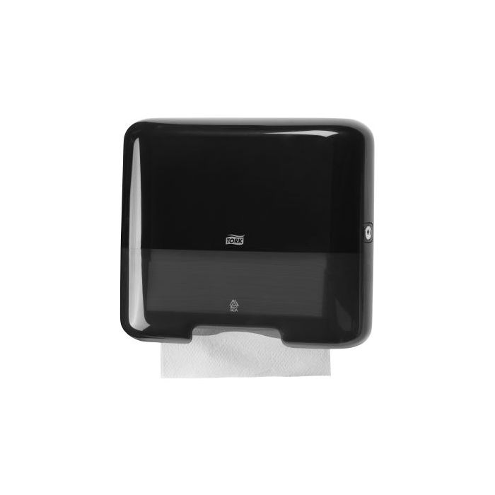 Dispenser Tork mini ZZ folded towel black H3