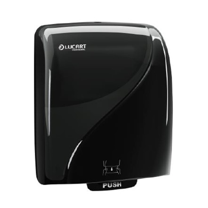 Lucart Identity Autocut - MIDI paper towel dispenser black