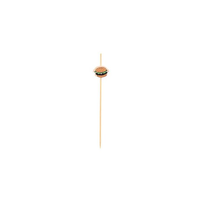 FINGERFOOD sticks 12cm BURGER op.100pcs. (k/8)