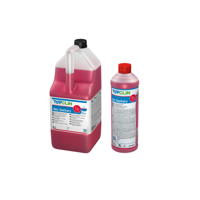 TOPCLIN Des Sanitary by Ecolab 1L - cleaning and disinfecting agent for sanitary facilities
