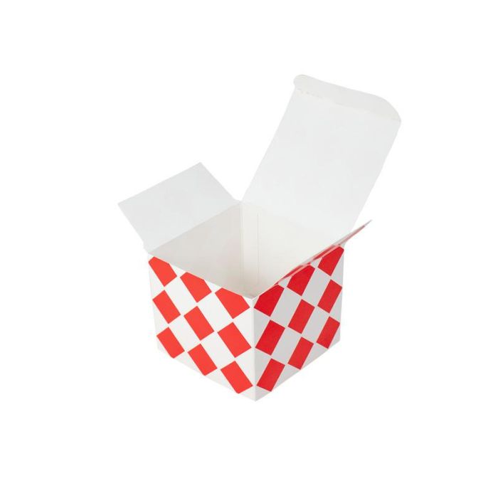 HAMBURGER BOX CRACK RED 100x10 0x90mm, 100pcs