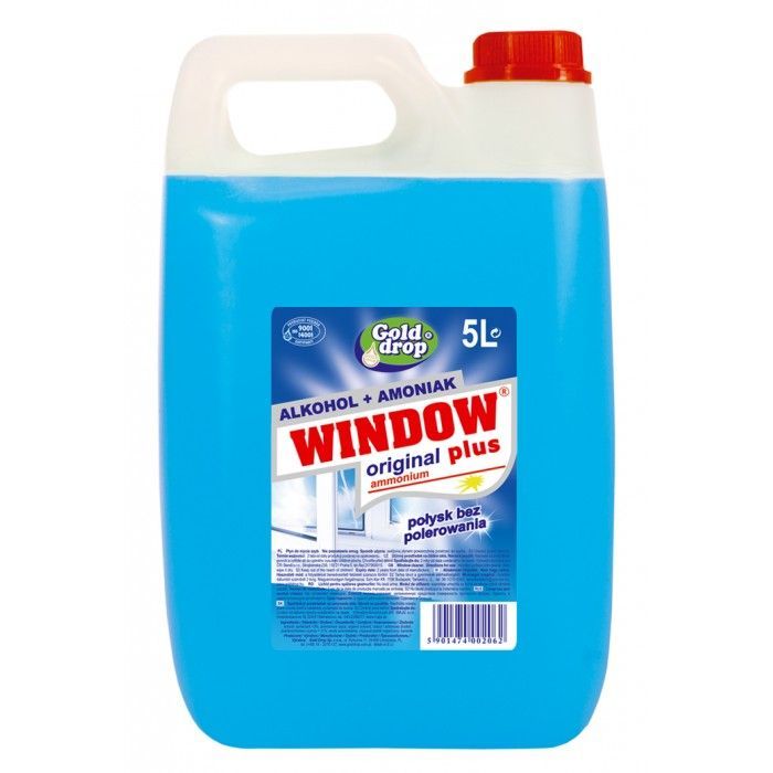 WINDOW +Plus Ammonium 5L - płyn do mycia szyb i luster