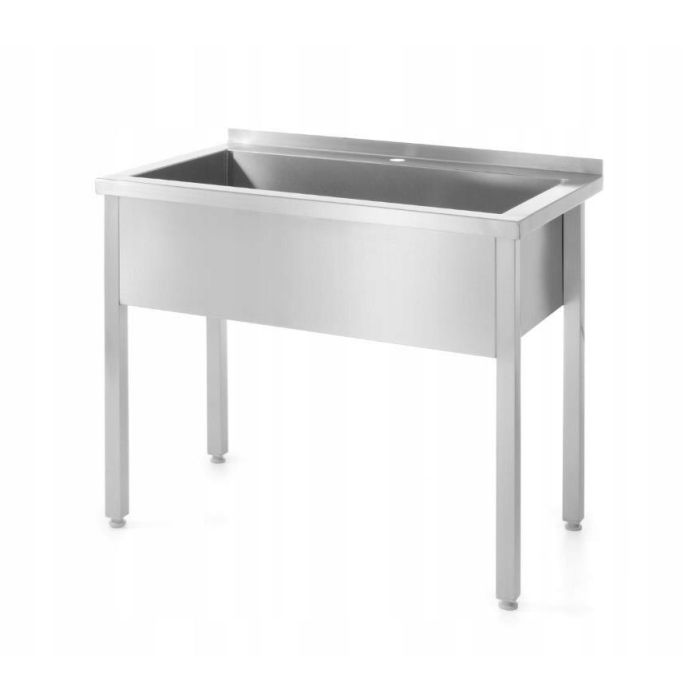 Table with single welded pool 800x600x(H)850 code 811825