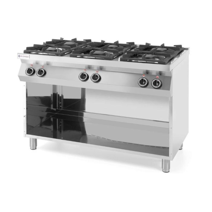 Kuchnia gazowa 6-palnikowa Kitchen Line na podstawie otwartej - kod 226094