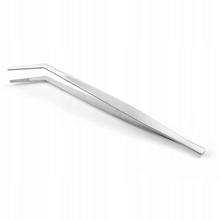 Pęseta gastronomiczna zakrzywiona 240 mm - kod 680063