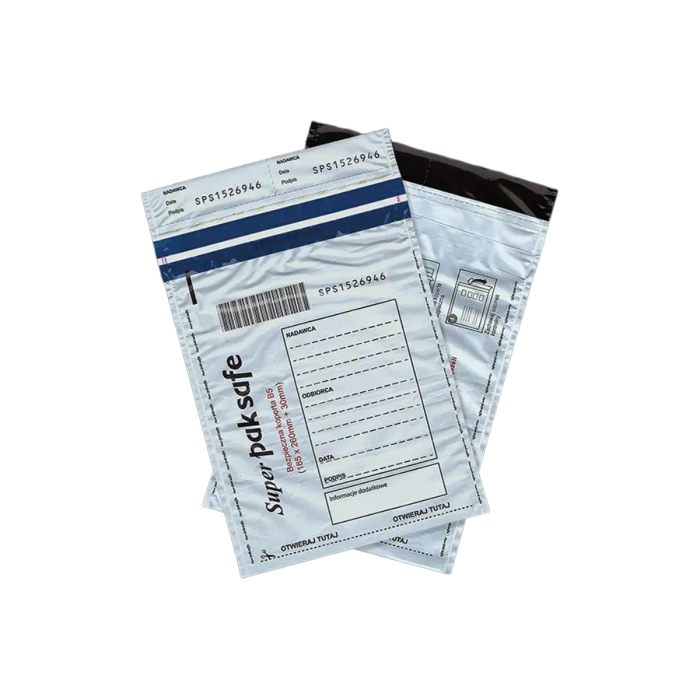 Security envelope B5 AMERSAFE WHITE - 175x255 mm (k/10), 100 pcs