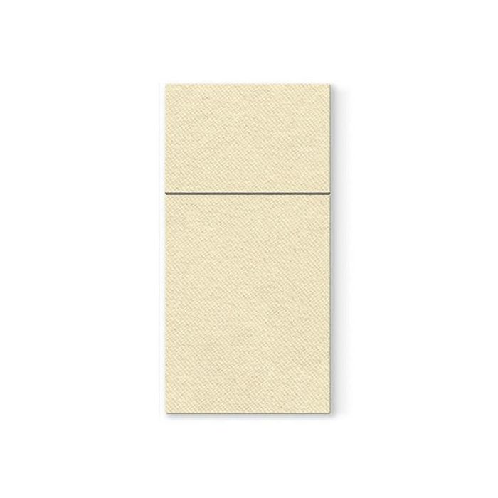 Airlaid unicolor cream pocket napkin, 40x39cm a.50pcs