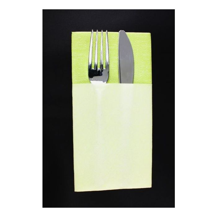 Pocket Airlaid Green 40x40cm, 25 pieces