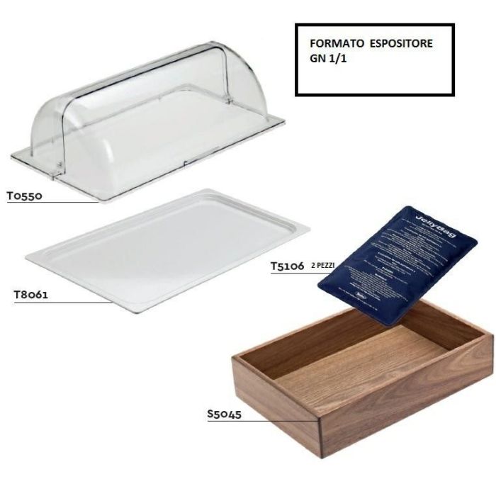 Acacia - GN1/1 container 53,2x32,5x9