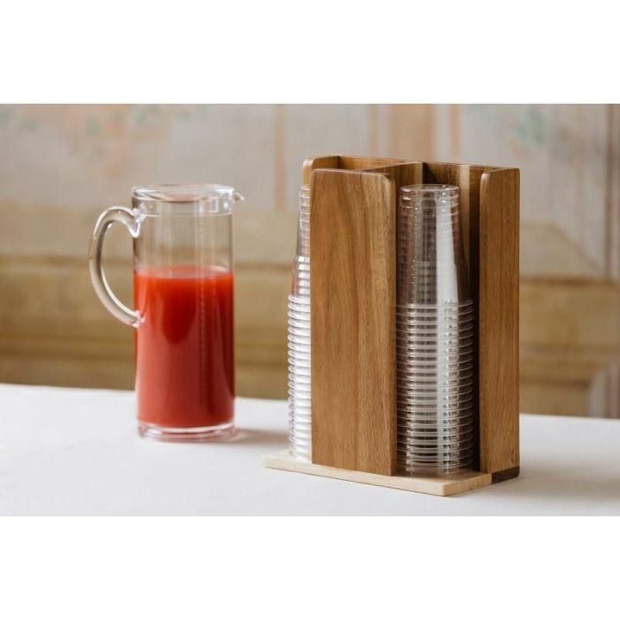 Acacia - buffet stand for cups, 23x12x(h)30 cm, 1szt. (6)