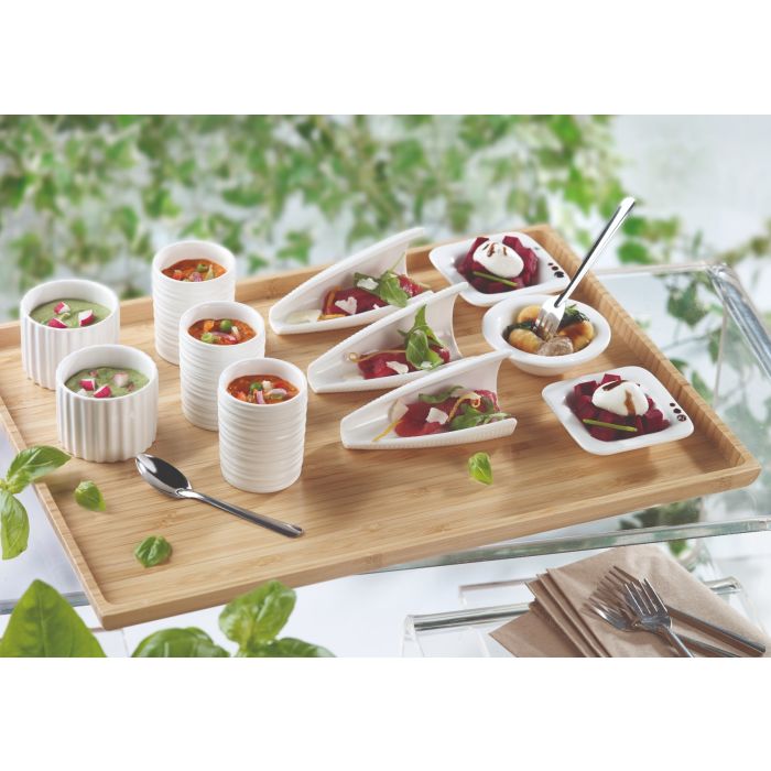 Finger food porcelain round goblet fi.50mm white, op.12pcs. (k/12)