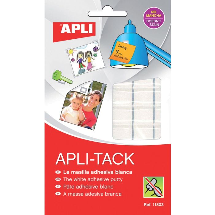 Adhesive Putty APLI Apli-Tack, pieces, 75g, white