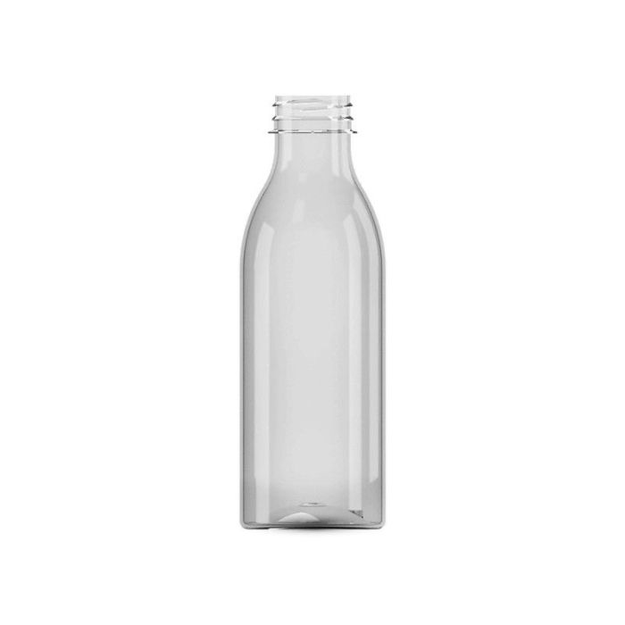Round bottle PET 500ml thread 38mm 2 start, height 198mm, pack of 100 pieces