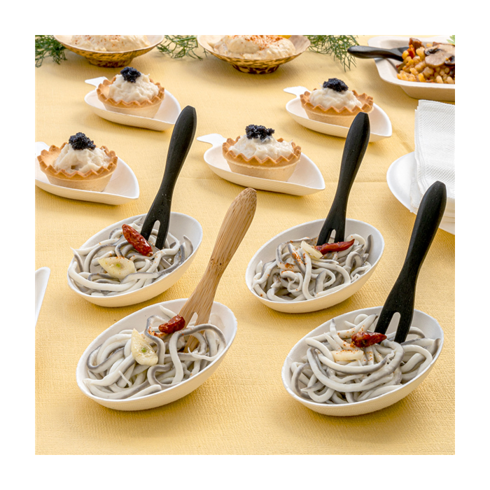 FINGERFOOD trzcina talerzyk EGG 80x48mm, op.50szt (k/20)